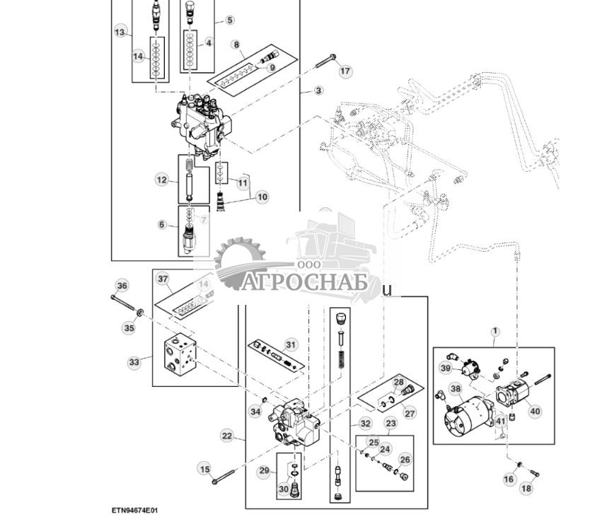 Клапан управления рулевой системы, система ActiveCommand Steering™ ( - 804100) - ST829227 541.jpg